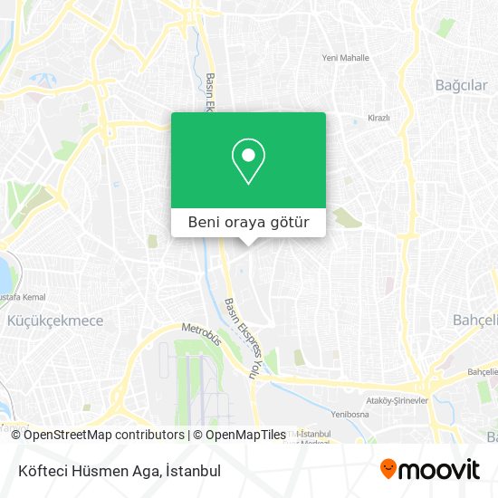 Köfteci Hüsmen Aga harita