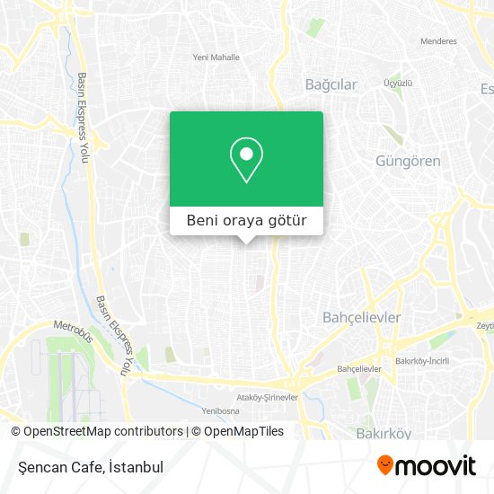 Şencan Cafe harita