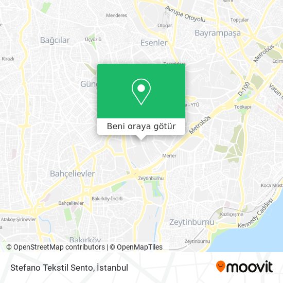 Stefano Tekstil Sento harita