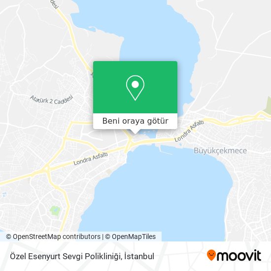 Özel Esenyurt Sevgi Polikliniği harita
