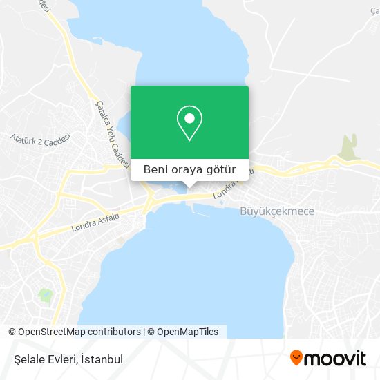 Şelale Evleri harita
