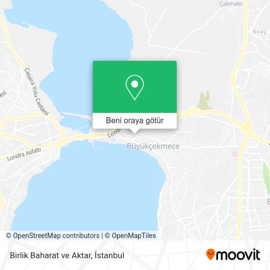 Birlik Baharat ve Aktar harita