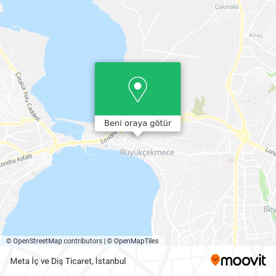 Meta İç ve Diş Ticaret harita
