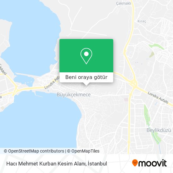 Hacı Mehmet Kurban Kesim Alanı harita