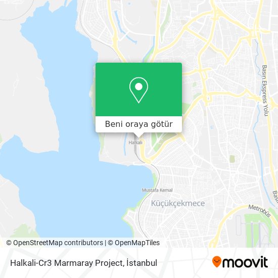 Halkali-Cr3 Marmaray Project harita