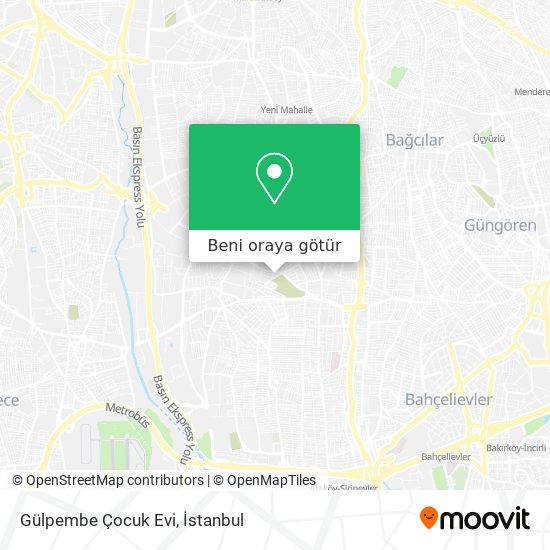 Gülpembe Çocuk Evi harita
