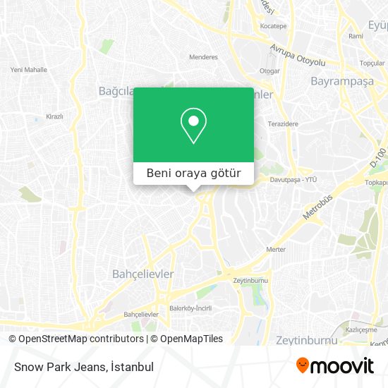 Snow Park Jeans harita