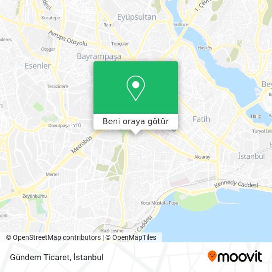 Gündem Ticaret harita