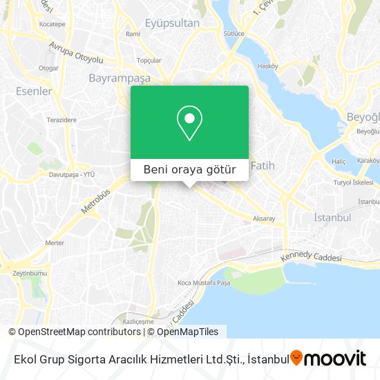 Ekol Grup Sigorta Aracılık Hizmetleri Ltd.Şti. harita