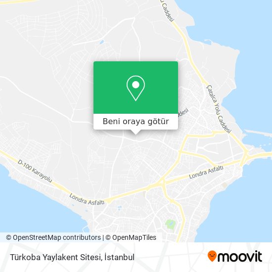 Türkoba Yaylakent Sitesi harita