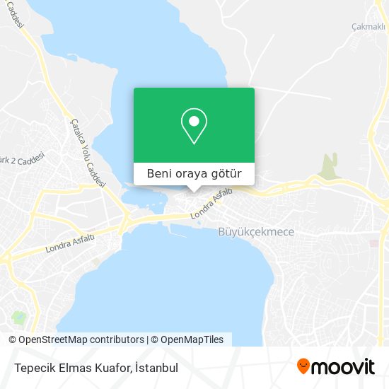 Tepecik Elmas Kuafor harita