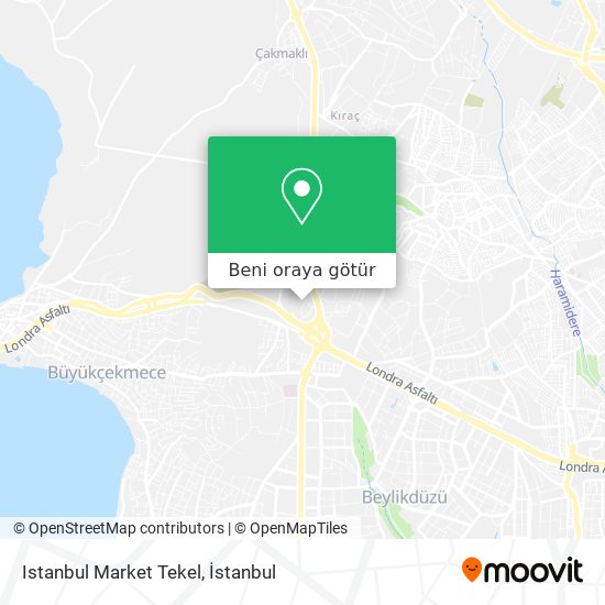 Istanbul Market Tekel harita