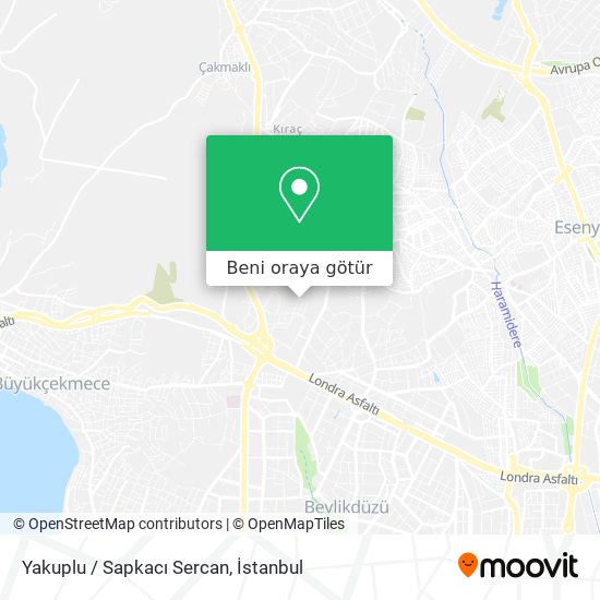 Yakuplu / Sapkacı Sercan harita
