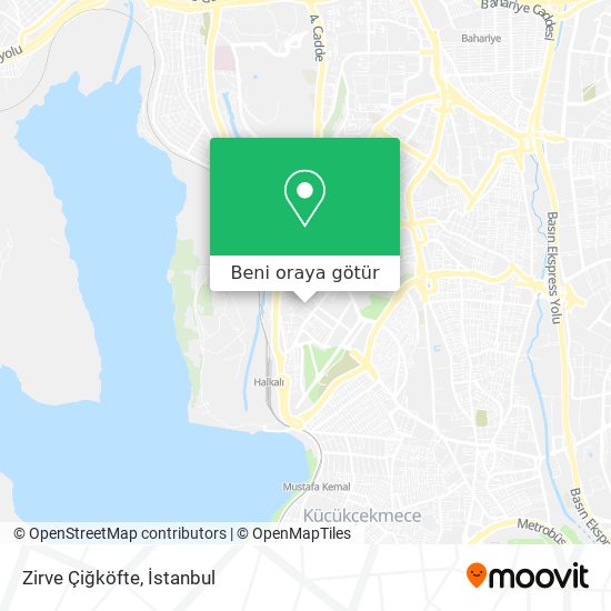 Zirve Çiğköfte harita