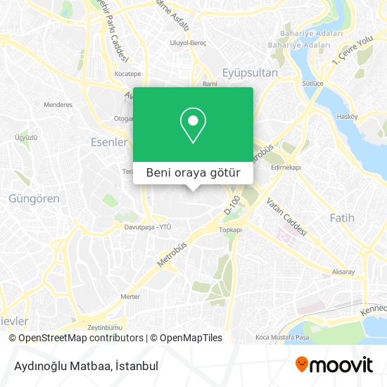 Aydınoğlu Matbaa harita