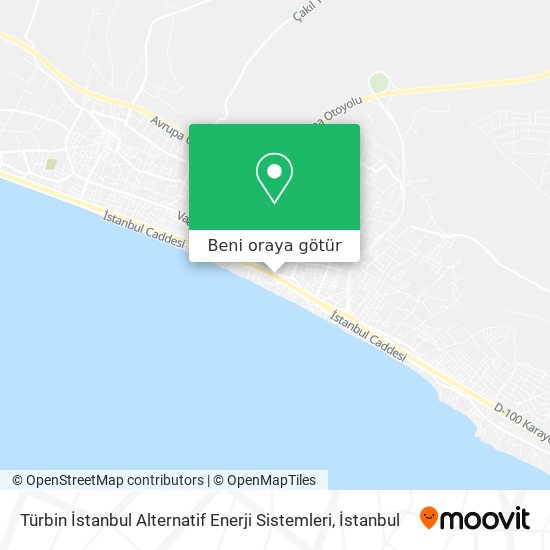 Türbin İstanbul Alternatif Enerji Sistemleri harita