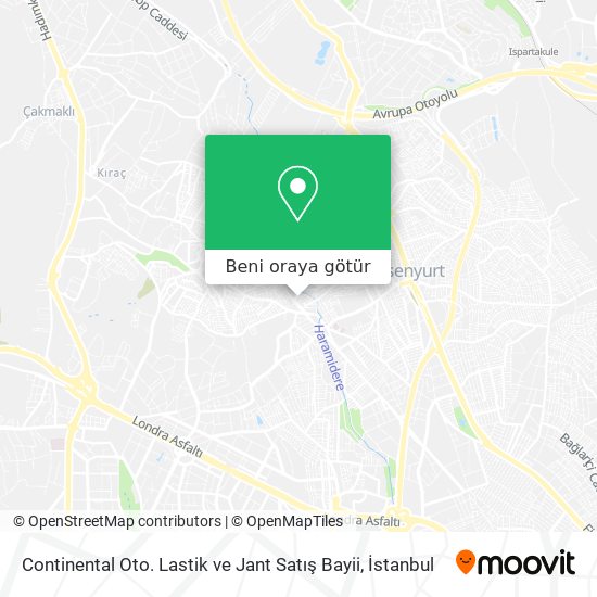 Continental Oto. Lastik ve Jant Satış Bayii harita