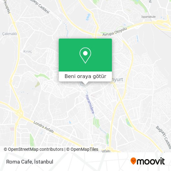 Roma Cafe harita