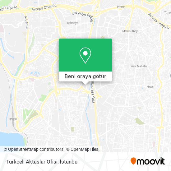 Turkcell Aktaslar Ofisi harita