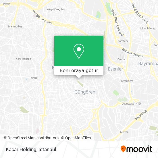 Kacar Holdıng harita