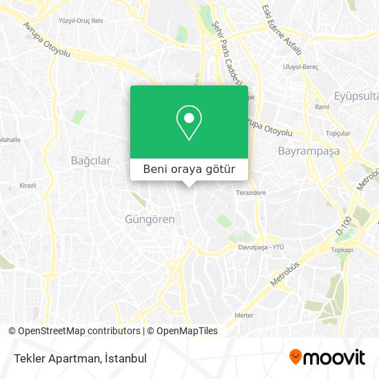 Tekler Apartman harita