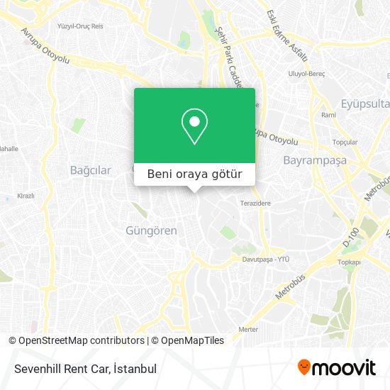 Sevenhill Rent Car harita