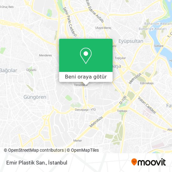 Emir Plastik San. harita