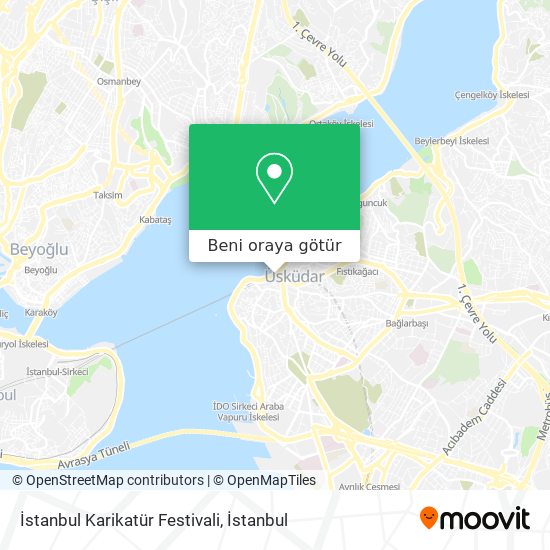 İstanbul Karikatür Festivali harita
