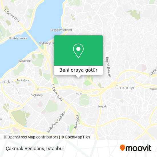 Çakmak Residans harita