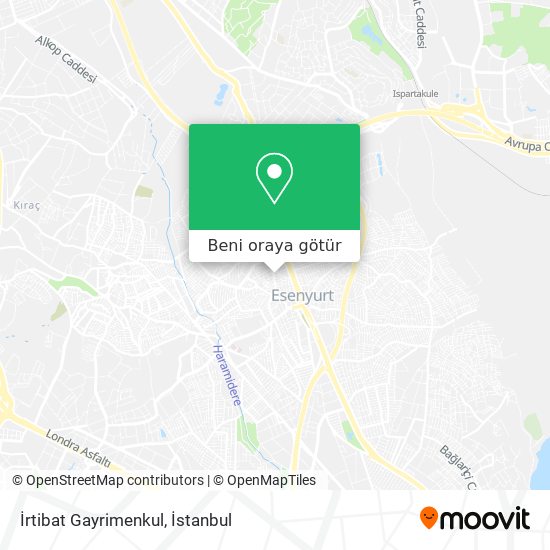 İrtibat Gayrimenkul harita
