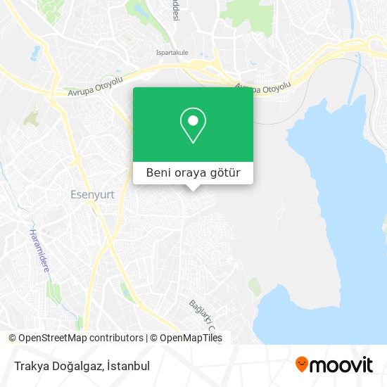 Trakya Doğalgaz harita