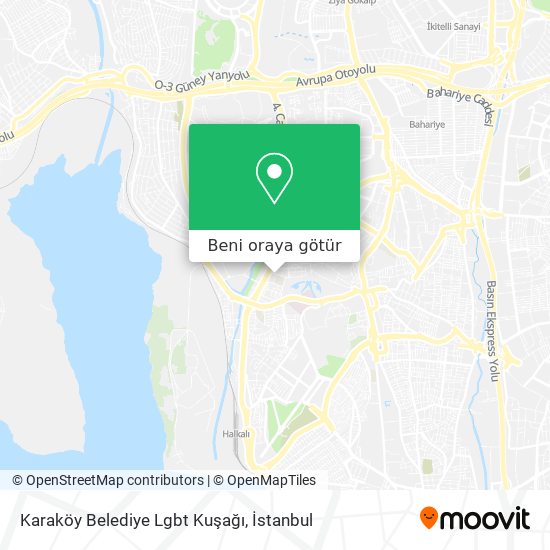 Karaköy Belediye Lgbt Kuşağı harita