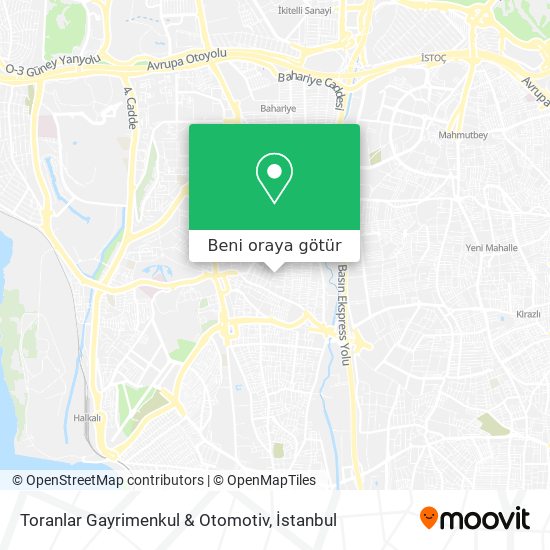 Toranlar Gayrimenkul & Otomotiv harita