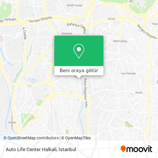 Auto Life Center Halkali harita