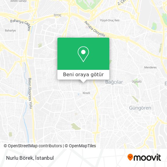 Nurlu Börek harita