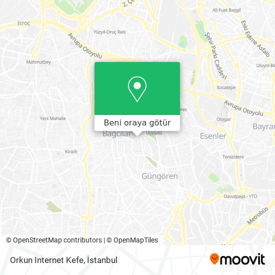 Orkun Internet Kefe harita