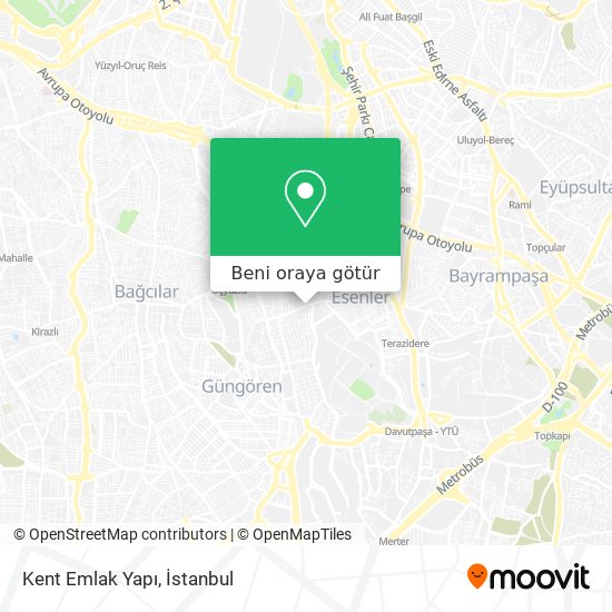 Kent Emlak Yapı harita