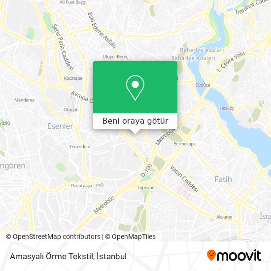 Amasyalı Örme Tekstil harita