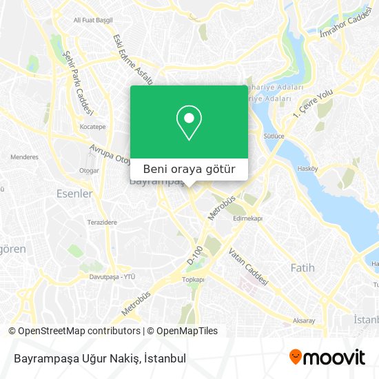 Bayrampaşa Uğur Nakiş harita