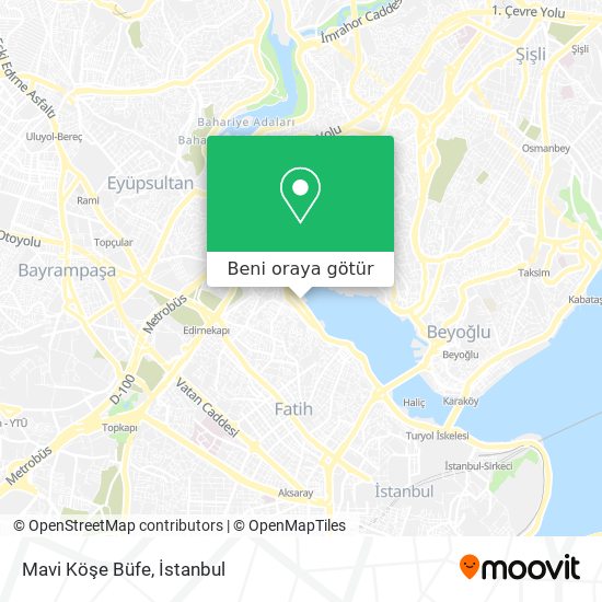 Mavi Köşe Büfe harita
