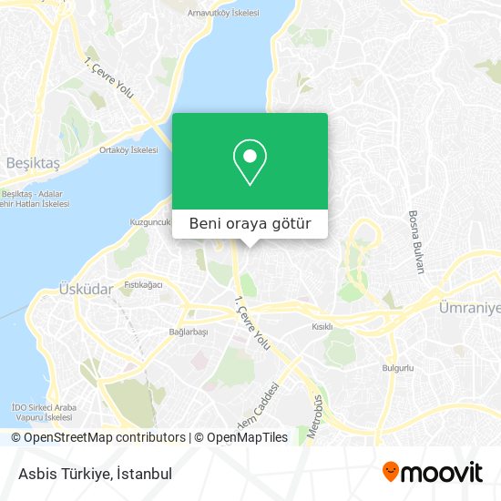 Asbis Türkiye harita