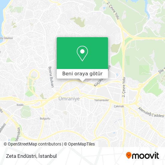 Zeta Endüstri harita