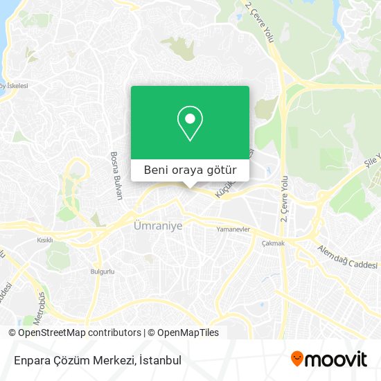 Enpara Çözüm Merkezi harita