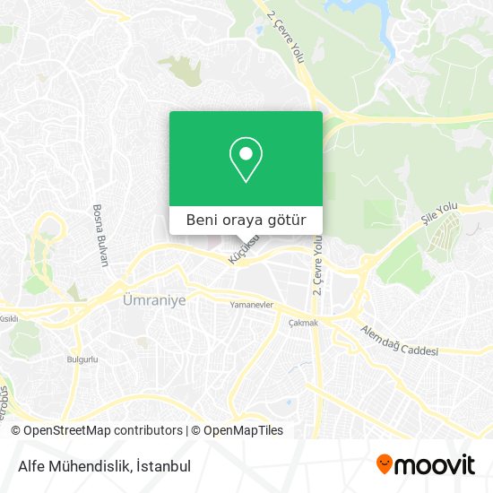 Alfe Mühendislik harita