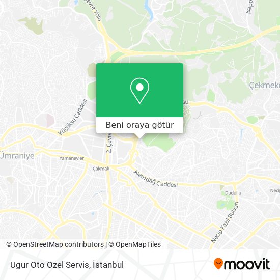 Ugur Oto Ozel Servis harita