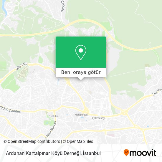 Ardahan Kartalpınar Köyü Derneği harita
