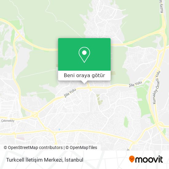 Turkcell İletişim Merkezi harita