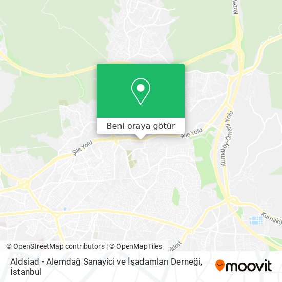 Aldsiad - Alemdağ Sanayici ve İşadamları Derneği harita