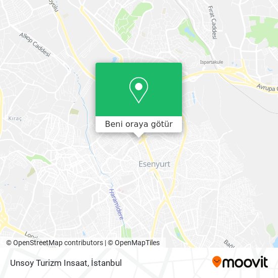 Unsoy Turizm Insaat harita