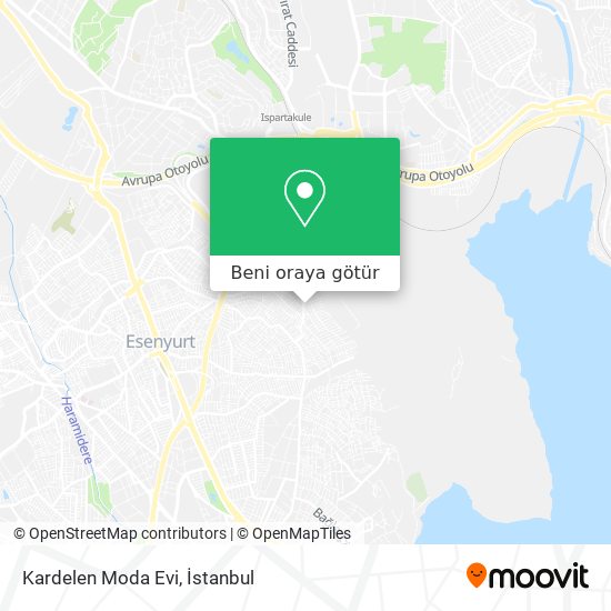 Kardelen Moda Evi harita